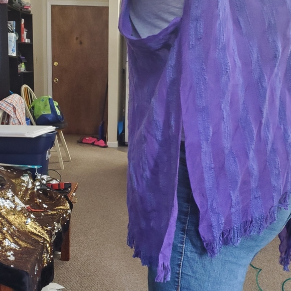 Plus size top N/W/T [ I keep tags] Bohemian top - Picture 7 of 9